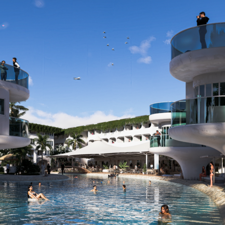 Resort B Swimming pool - North